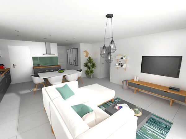 Maison 93&nbsp;m² à construire Échiré (79410)