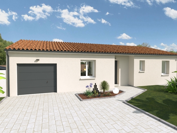 Maison 93&nbsp;m² à construire Civaux (86320)