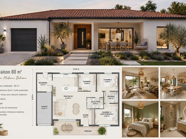 Maison 80&nbsp;m² à construire Vouillé (86190)