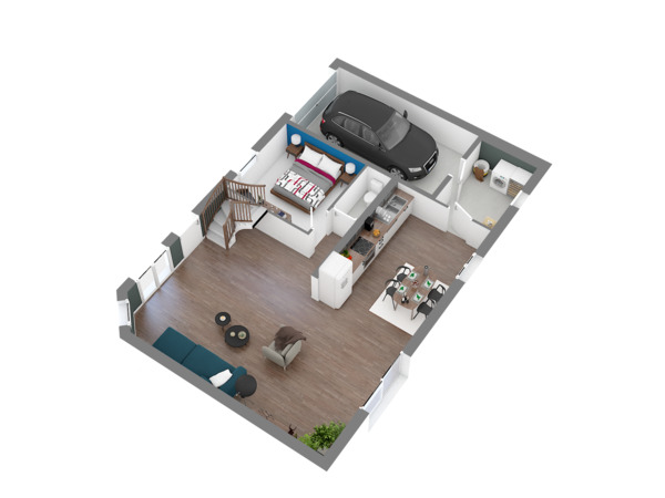Maison 102&nbsp;m² à construire Feuquières-en-Vimeu (80210)