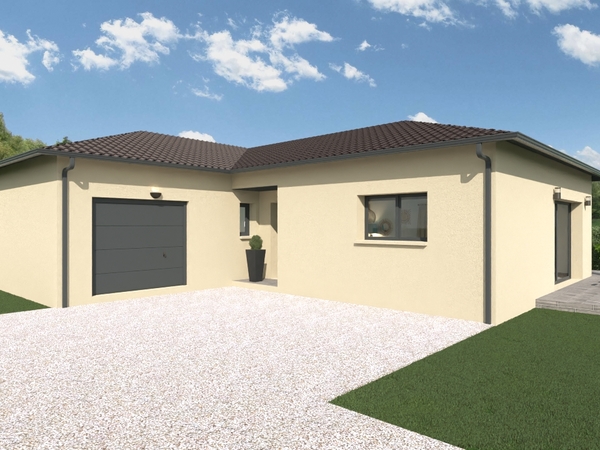 Maison 105&nbsp;m² à construire Saint-André-sur-Vieux-Jonc (01960)