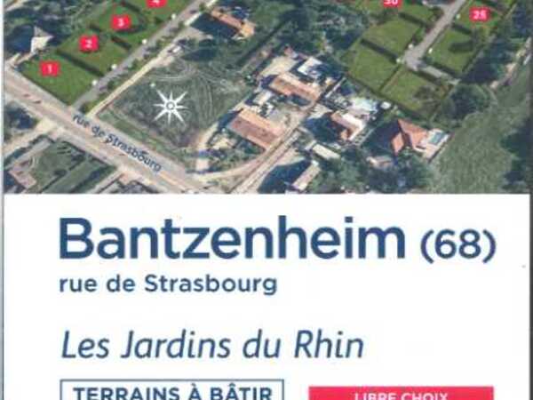 Terrain aménagé Bantzenheim (68490)