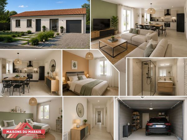 Maison 70&nbsp;m² à construire Saint-Georges-lès-Baillargeaux (86130)