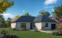 Maison 92,38 m² à construire Pontavert (02160)