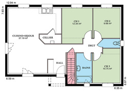 Maison 108 m² à construire Arçay (18340)
