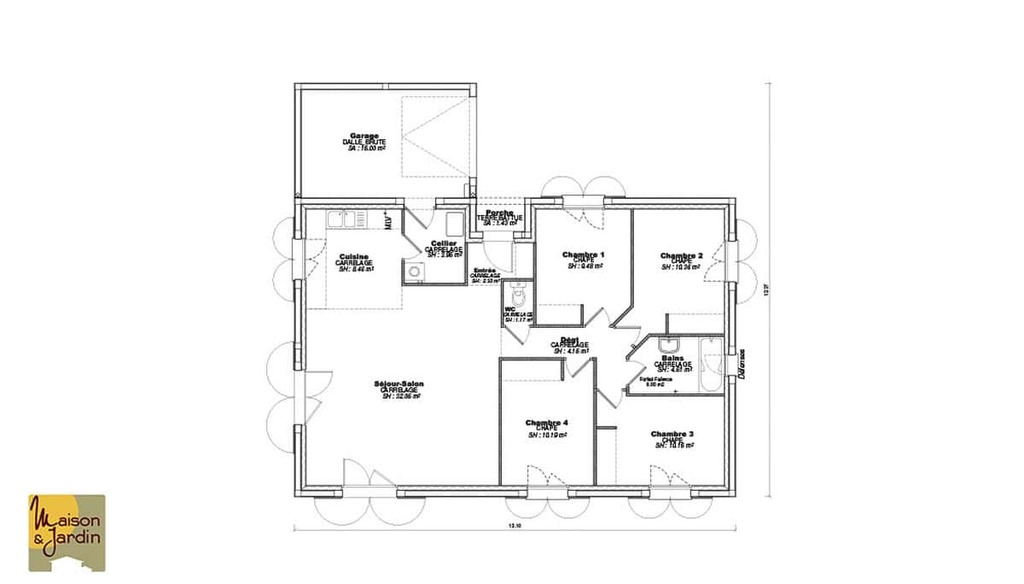 Maison avec jusqu'à 3&nbsp;chambres