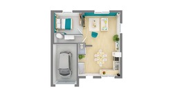Maison 85 m² à construire Saint-Sernin-du-Bois (71200)