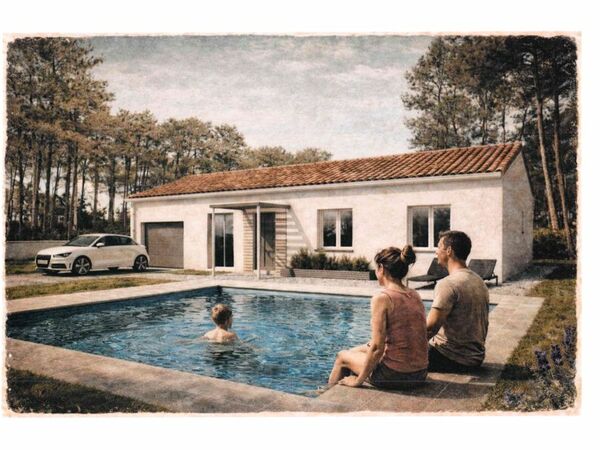 Maison 87&nbsp;m² à construire Saint-Jean-de-Fos (34150)