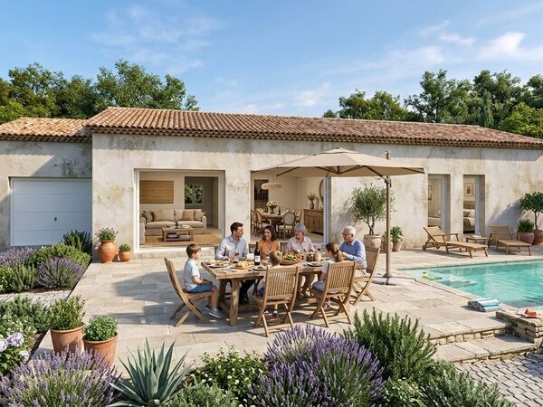 Maison 95&nbsp;m² à construire Garéoult (83136)