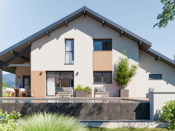 Maison 130&nbsp;m² à construire Pers-Jussy (74930)