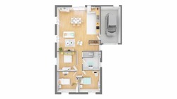 Maison 91 m² à construire Compertrix (51510)