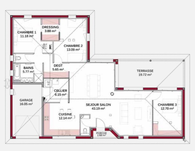Maison avec terrain Projet de construction avec terrain à La Rochelle