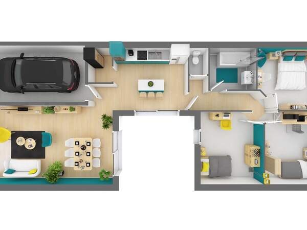 Maison 95&nbsp;m² à construire Saint-Cyr-sur-Morin (77750)