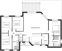 Maison 111 m² à construire Saint-Cybranet (24250)
