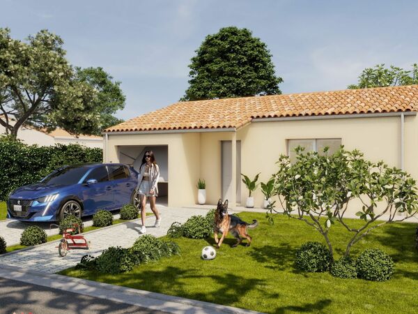 Maison 87&nbsp;m² à construire Béruges (86190)