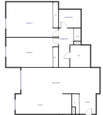 Location appartement 3 pièces Lyon 6e
