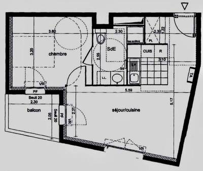 Location appartement 2 pièces Rambouillet (78120)