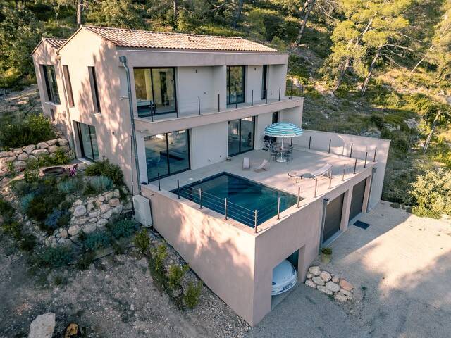 Rognes - Maison D’architecte Bioclimatique Avec Vue