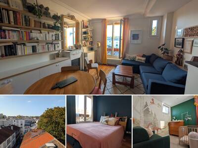 Vente appartement 3 pièces Paris 20e