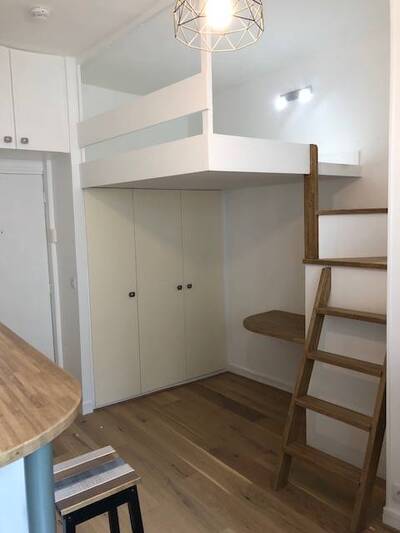 Location appartement studio Paris 17e