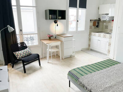 Location appartement studio Paris 17e