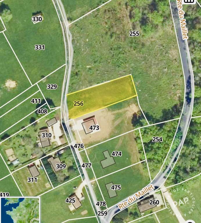 Vente terrain 1.935 m² Marquay (24620)