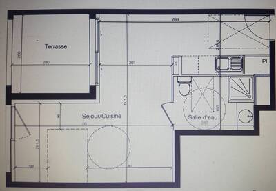 Location appartement studio Montpellier (34)