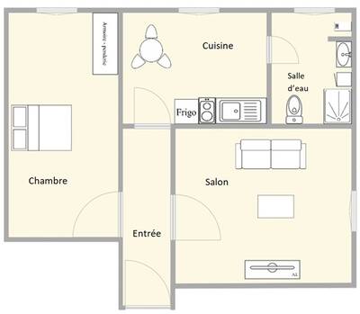 Location appartement 2 pièces Aulnay-sous-Bois (93600)