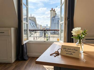 Location appartement studio Paris 17e