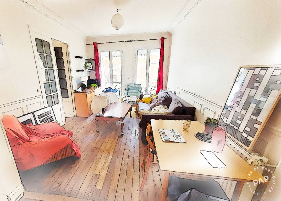 Appartement a louer paris-18e-arrondissement - 3 pièce(s) - 52 m2 - Surfyn