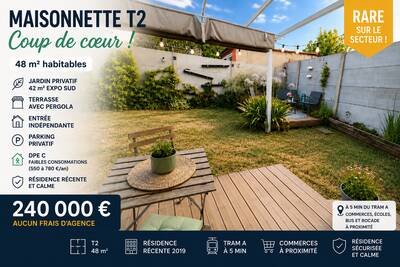 Vente maison 2 pièces Cenon (33150)