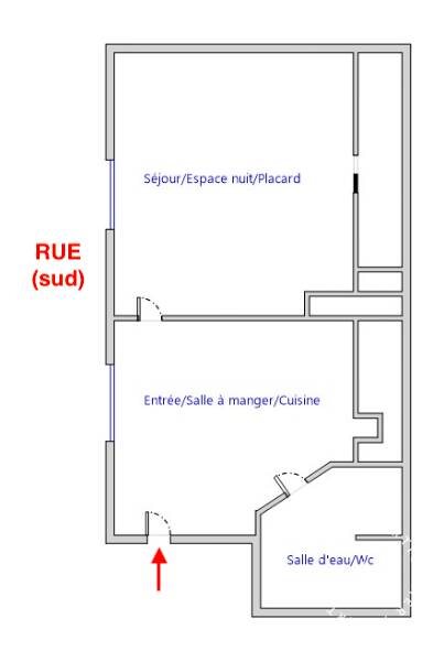 Appartement a louer paris-5e-arrondissement - 2 pièce(s) - 24 m2 - Surfyn
