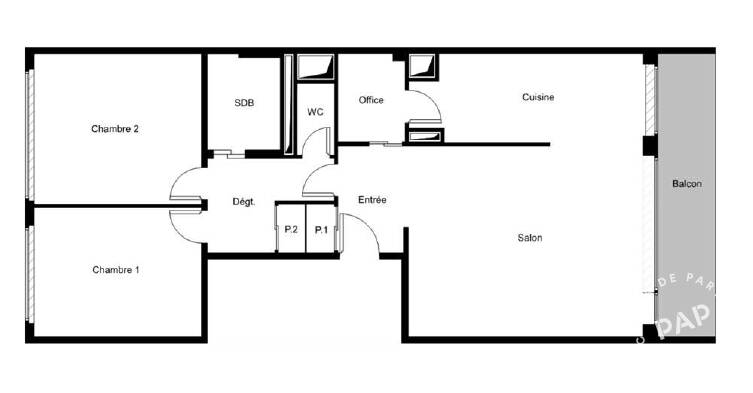 Vente Paris 14E (75014) 70&nbsp;m²