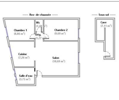 Vente appartement 3 pièces Guilherand-Granges (07500)