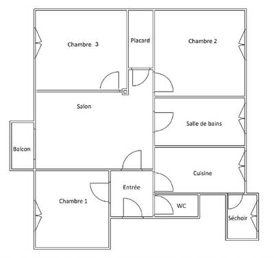Location appartement 4 pièces La Rochelle (17000)