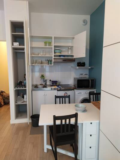 Location appartement studio Paris 17e