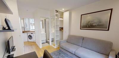 Location appartement studio Paris 16e