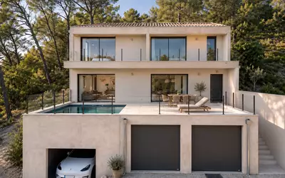 Rognes - Villa D’architecte Avec Vue Panoramique Et Piscine Suspendue