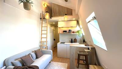 Vente appartement studio Paris 18e