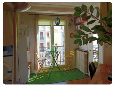 Location appartement studio Paris 15e