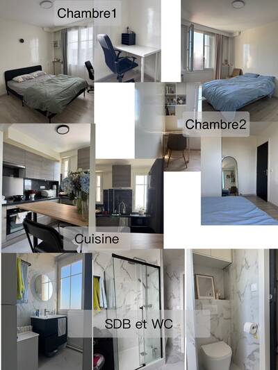 Location chambre en colocation 2 pièces Asnières-sur-Seine (92600)