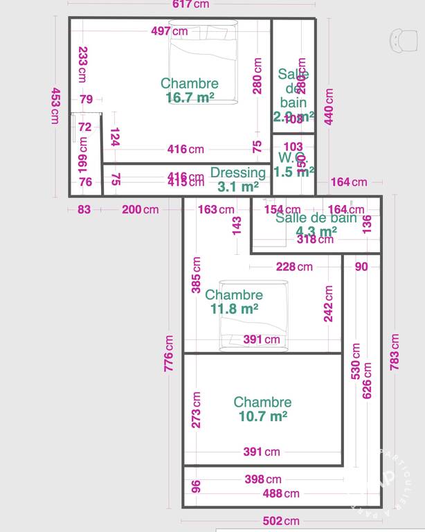 Vente appartement 4 pièces 126 m² Montluel (01120) - 126 m² - 269.000 € | Particulier à Particulier — 7