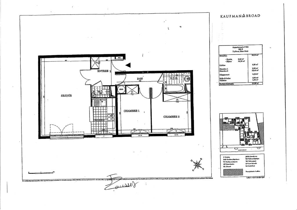 Vente appartement 3 pièces 65 m² CharentonLePont (94220) 65 m²