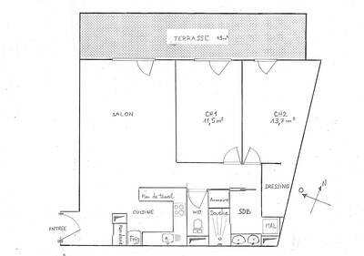 Location appartement 3 pièces Issy-les-Moulineaux (92130)