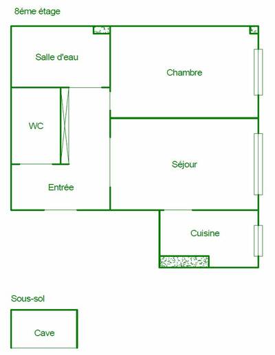 Vente appartement 2 pièces Paris 12e