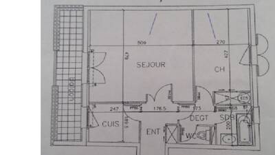 Location appartement 2 pièces Chevreuse (78460)