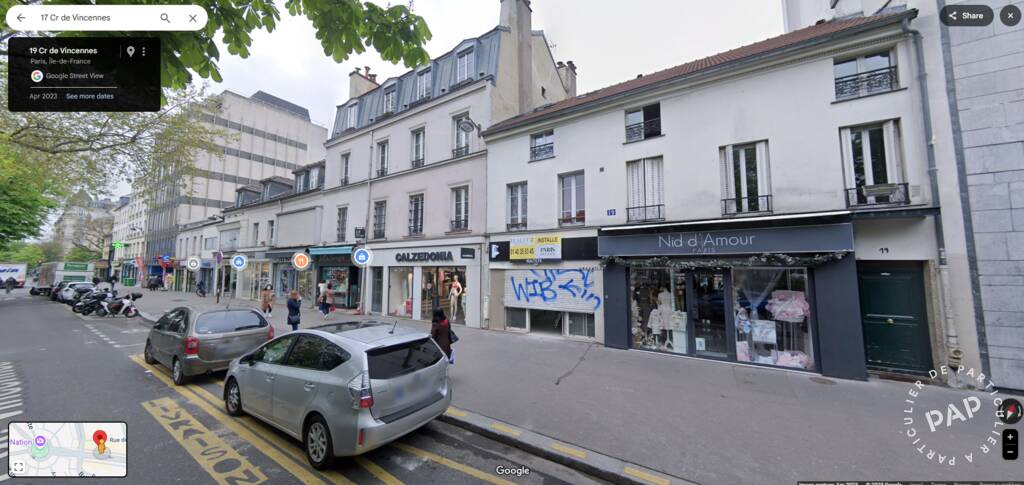 Local commercial 11.600 € 210 m² Paris 20E (75020)