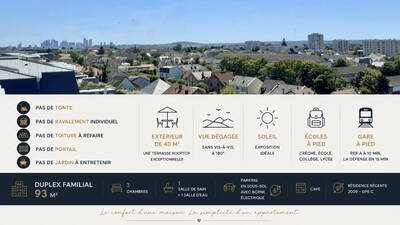 Vente appartement 4 pièces Sartrouville (78500)