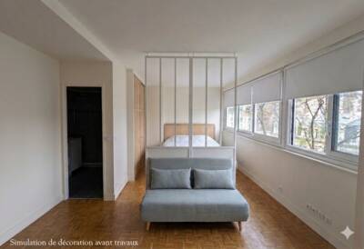 Location appartement studio Paris 16e