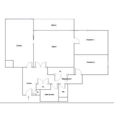 Location appartement 3 pièces Villeurbanne (69100)